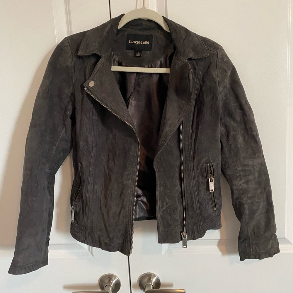 Bagatelle Suede Moto Jacket